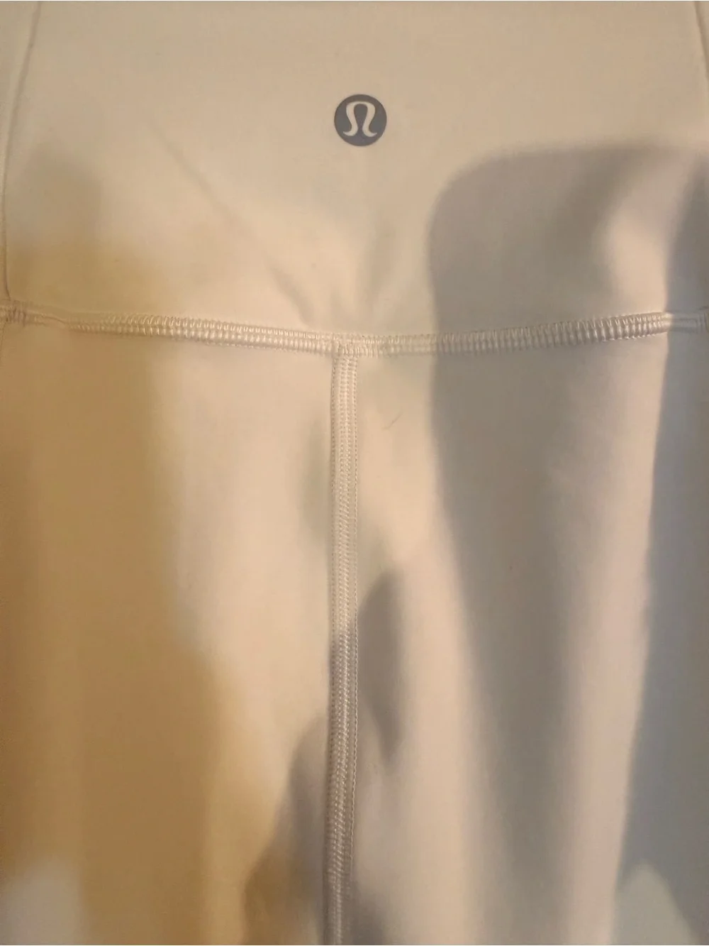 Lululemon Forget The Sweat Tight 25 White Mesh Leggings Size 6